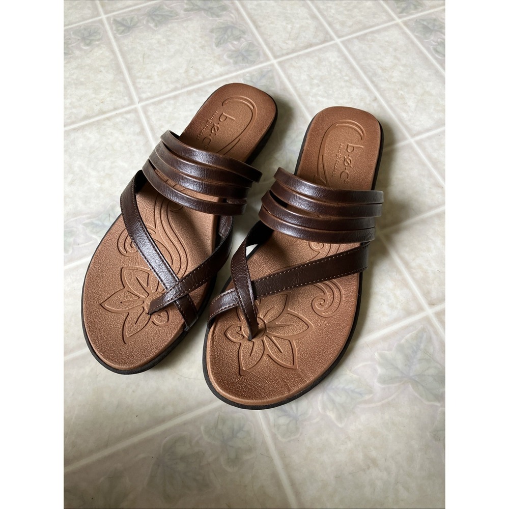 BOC Born Concept Alisha Women's 11M Slip On Strappy Toe Flip Flop Sandals
